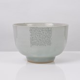 A pale blue green stoneware bowl made by Rupert Spira in circa 2009