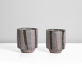 A pair of meoto yunomi made by Murata Gen sold at auction by Maak