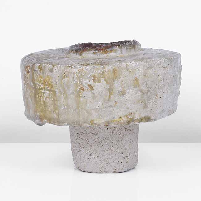 A stoneware footed bowl made by Ruth Duckworth in circa 1960 sold at auction by Maak Contemporary Ceramics
