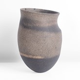 A grey and brown stoneware pot made by Jennifer Lee in circa 1984 sold at auction by Maak Contemporary Ceramics
