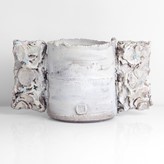 A white stoneware vessel made by Colin Pearson sold at auction by Maak Contemporary Ceramics