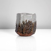 A stoneware guinomi made by Nishihata Tadashi sold at auction by Maak