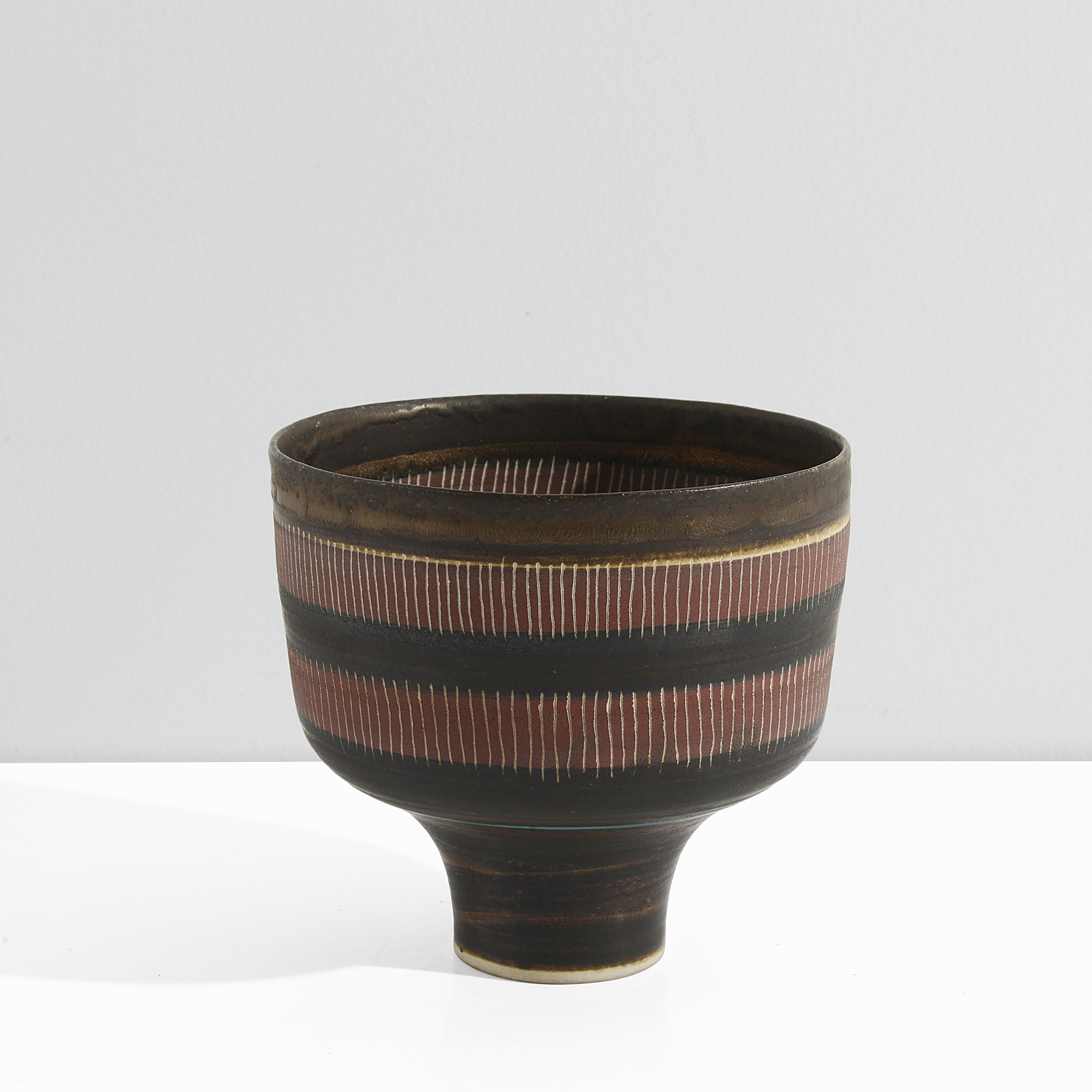 Lucie Rie, Footed Bowl Circa 1978