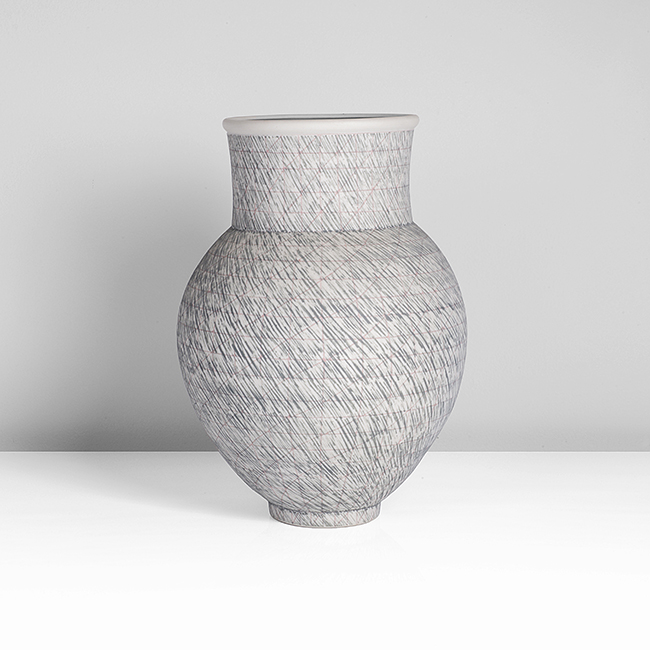 A porcelain vase made by Julian Stair in circa 1982 sold at auction by Maak Contemporary Ceramics