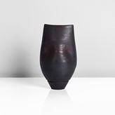 A manganese stoneware vase made by Nicholas Homoky in circa 1978 sold at auction by Maak Contemporary Ceramics