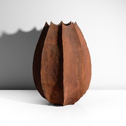 A walnut ferrous oxide vessel made by Marc Ricourt in 2007