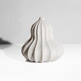 A porcelain gourd vase made by Andrew Wicks