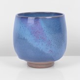 A mottled blue stoneware bowl made by Charles Vyse in circa 1935 sold at auction by Maak Contemporary Ceramics